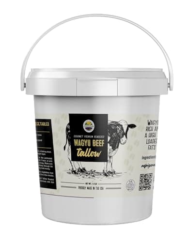 Cornhusker Kitchen Premium Rendered Wagyu Beef Tallow Tub, 1.5 lb