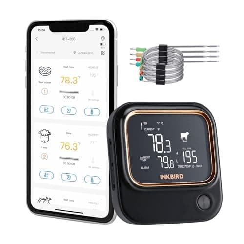 INKBIRD IBT-26S Wi-Fi + Bluetooth BBQ Thermometer