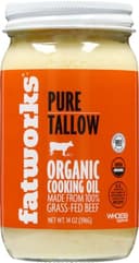 Fatworks Organic Grass-Fed Beef Tallow, 14 oz