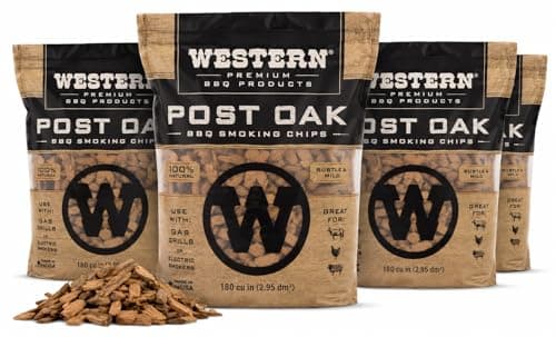 Western Post Oak BBQ Smoking Wood Chips
