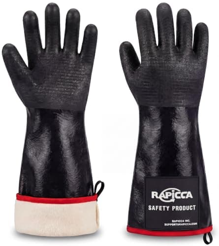 RAPICCA 700°F BBQ Grill Gloves, 14"