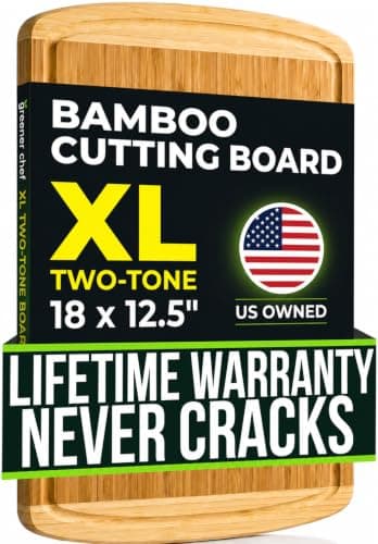 Greener Chef Extra Large Bamboo Cutting Board