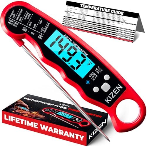 KIZEN Instant Read Meat Thermometer (IP67)