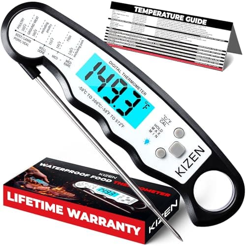 KIZEN Instant Read Meat Thermometer (IP67)